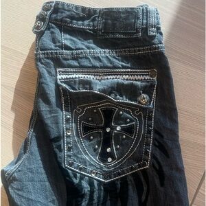 MENS AFFLICTION VICTORIOUS SHORTS/JORTS